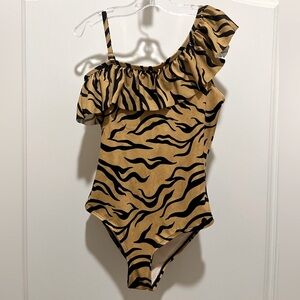 Scotch and Soda tiger stripe one piece NWT sz 14